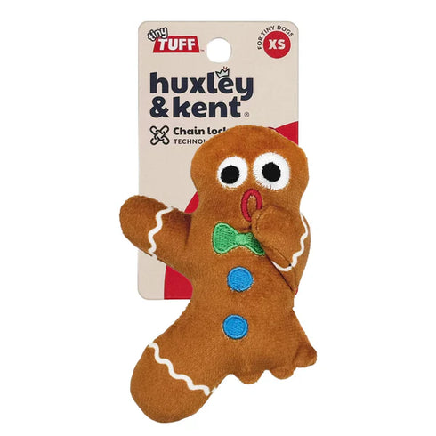 Huxley & Kent Tiny Tuff Ginger Snapped Dog Toy